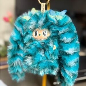 Custom Labubu Teal Bunny